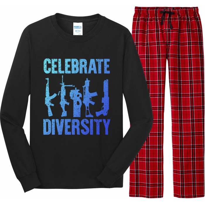 2nd Adt 2a Pro Guns Celebrate Diversity Long Sleeve Pajama Set