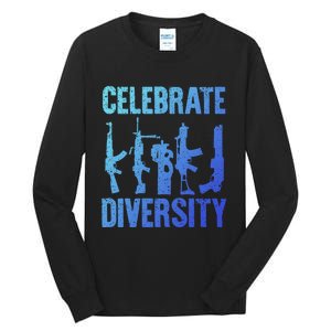 2nd Adt 2a Pro Guns Celebrate Diversity Tall Long Sleeve T-Shirt