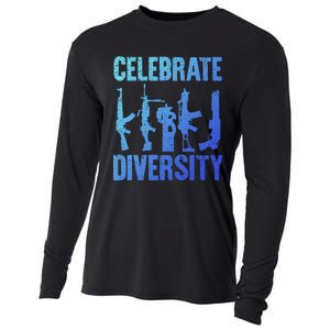 2nd Adt 2a Pro Guns Celebrate Diversity Cooling Performance Long Sleeve Crew