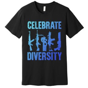 2nd Adt 2a Pro Guns Celebrate Diversity Premium T-Shirt