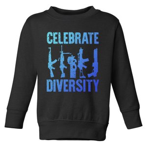 2nd Adt 2a Pro Guns Celebrate Diversity Toddler Sweatshirt