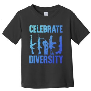 2nd Adt 2a Pro Guns Celebrate Diversity Toddler T-Shirt