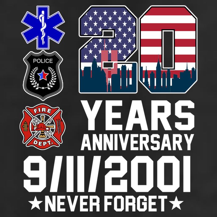 20th Anniversary 9/11/2001 Never Forget 911 Adult Drive Performance Visor
