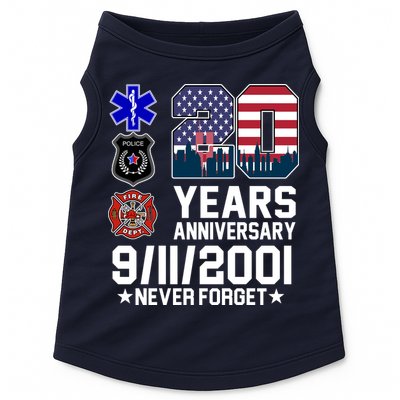 20th Anniversary 9/11/2001 Never Forget 911 Doggie Tank