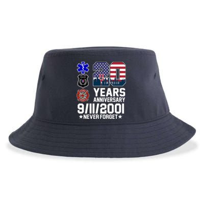 20th Anniversary 9/11/2001 Never Forget 911 Sustainable Bucket Hat