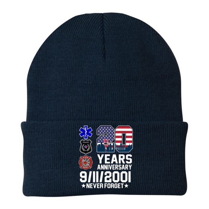 20th Anniversary 9/11/2001 Never Forget 911 Knit Cap Winter Beanie