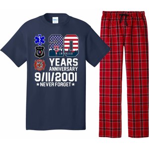 20th Anniversary 9/11/2001 Never Forget 911 Pajama Set