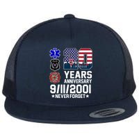 20th Anniversary 9/11/2001 Never Forget 911 Flatbill Hat