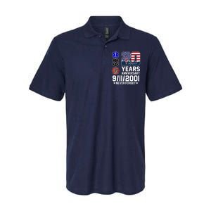 20th Anniversary 9/11/2001 Never Forget 911 Softstyle Adult Sport Polo