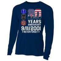 20th Anniversary 9/11/2001 Never Forget 911 Cooling Performance Long Sleeve Crew