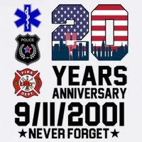 20th Anniversary 9/11/2001 Never Forget 911 Garment-Dyed Sweatshirt