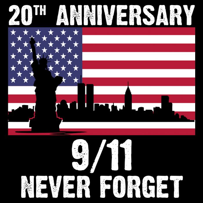 20th Anniversary 9/11 Tribute Never Forget US Flag New York Wool Snapback Cap
