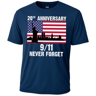20th Anniversary 9/11 Tribute Never Forget US Flag New York Performance Shirt