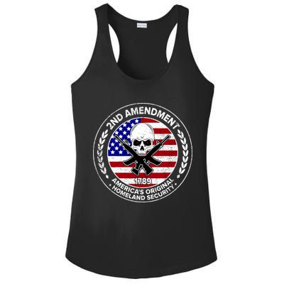 2nd Amendment America's Original Homeland Security 1789 Ladies PosiCharge Competitor Racerback Tank