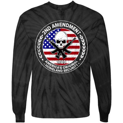 2nd Amendment America's Original Homeland Security 1789 Tie-Dye Long Sleeve Shirt