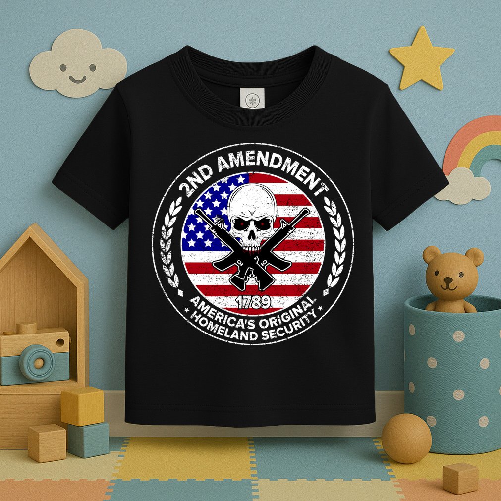 2nd Amendment America's Original Homeland Security 1789 Toddler T-Shirt