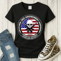 2nd Amendment America's Original Homeland Security 1789 Womens T-Shirt