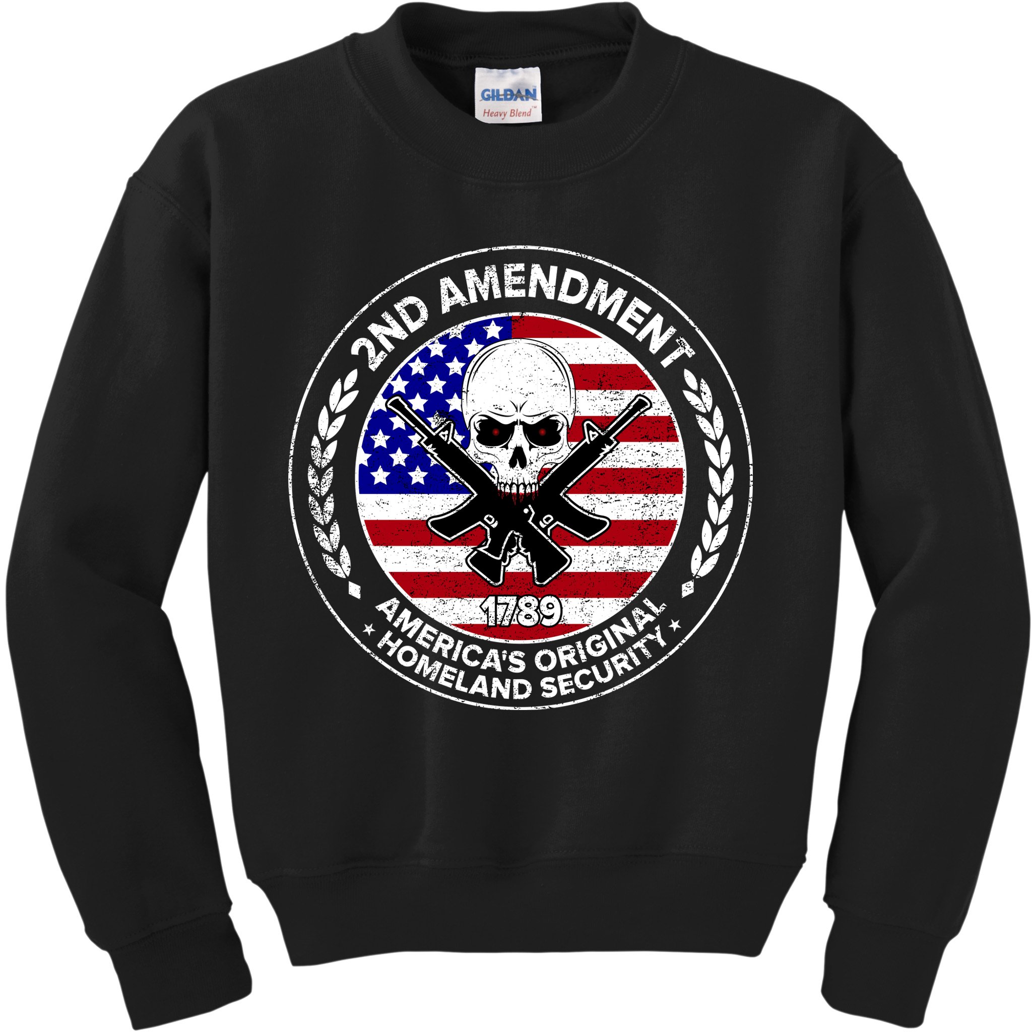 2nd Amendment America's Original Homeland Security 1789 Kids Sweatshirt