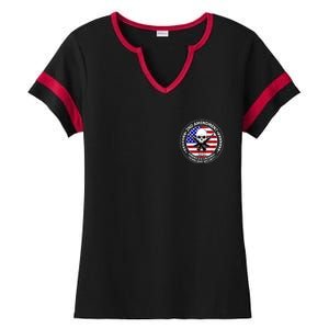 2nd Amendment America's Original Homeland Security 1789 Front And Back Ladies Halftime Notch Neck Tee