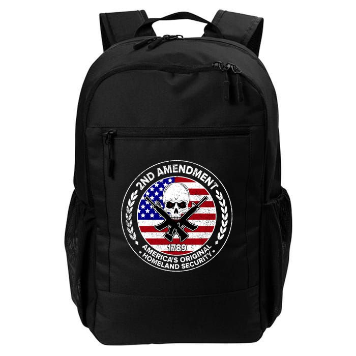 2nd Amendment America's Original Homeland Security 1789 Front And Back Backpack