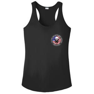 2nd Amendment America's Original Homeland Security 1789 Front And Back Ladies PosiCharge Competitor Racerback Tank