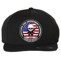 2nd Amendment America's Original Homeland Security 1789 Front And Back Wool Snapback Cap