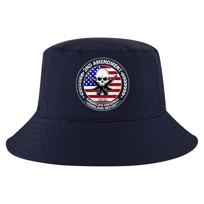 2nd Amendment America's Original Homeland Security 1789 Front And Back Cool Comfort Performance Bucket Hat