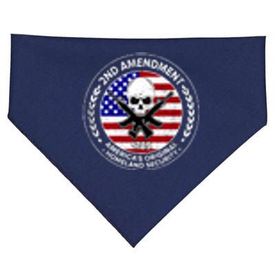 2nd Amendment America's Original Homeland Security 1789 Front And Back USA-Made Doggie Bandana