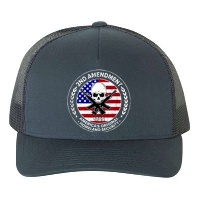 2nd Amendment America's Original Homeland Security 1789 Front And Back Yupoong Adult 5-Panel Trucker Hat