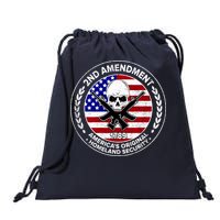 2nd Amendment America's Original Homeland Security 1789 Front And Back Drawstring Bag