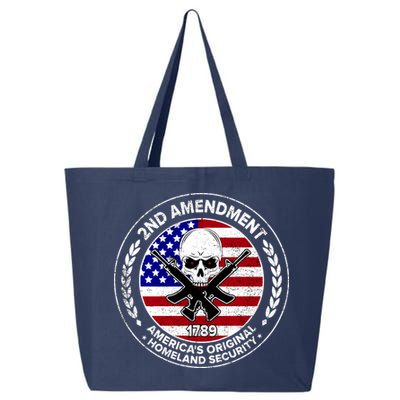 2nd Amendment America's Original Homeland Security 1789 Front And Back 25L Jumbo Tote