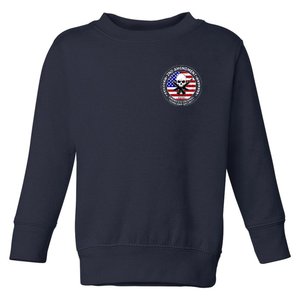 2nd Amendment America's Original Homeland Security 1789 Front And Back Toddler Sweatshirt