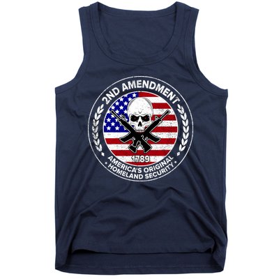 2nd Amendment America's Original Homeland Security 1789 Front And Back Tank Top