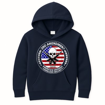 2nd Amendment America's Original Homeland Security 1789 Front And Back Kids Hoodie