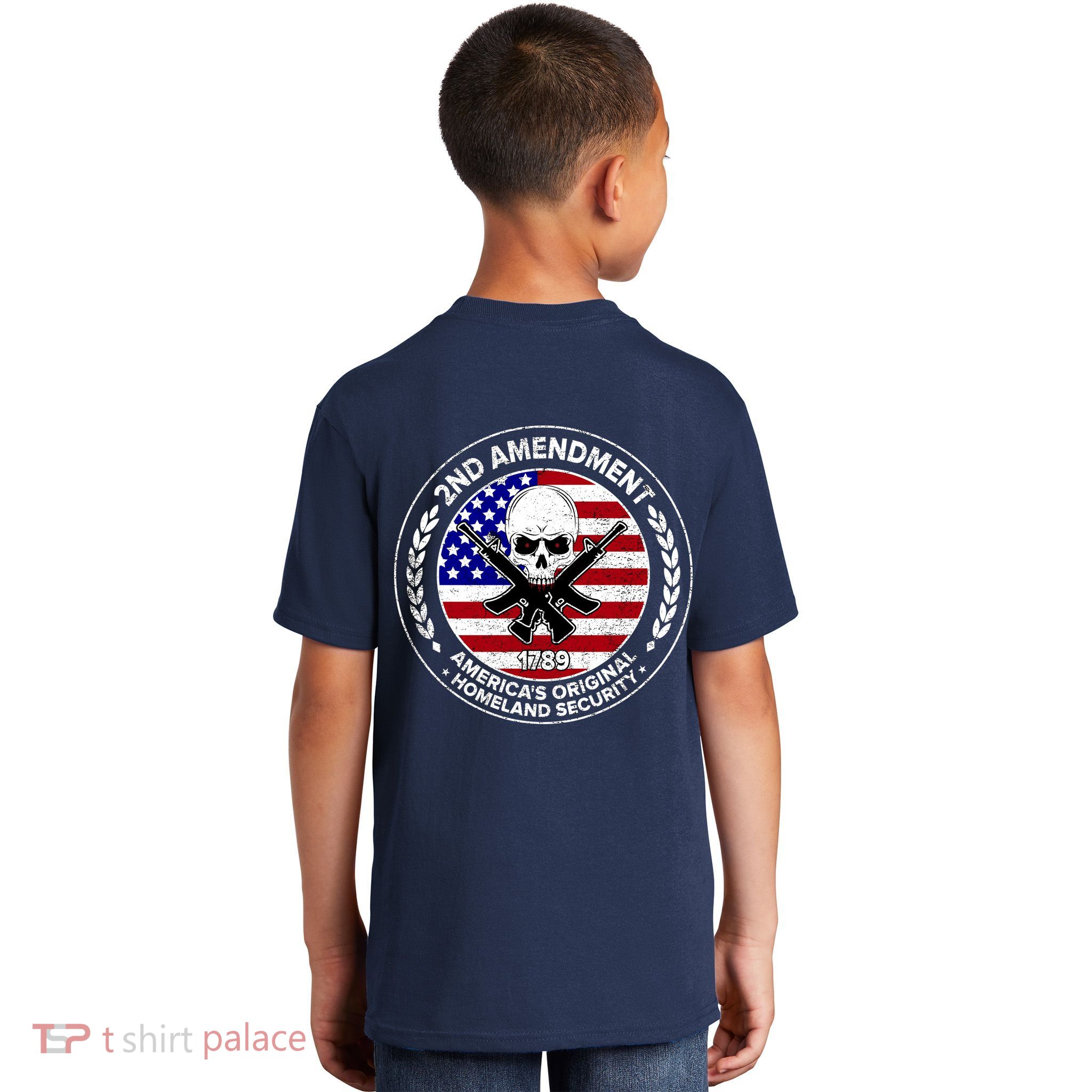 2nd Amendment America's Original Homeland Security 1789 Front And Back Kids T-Shirt