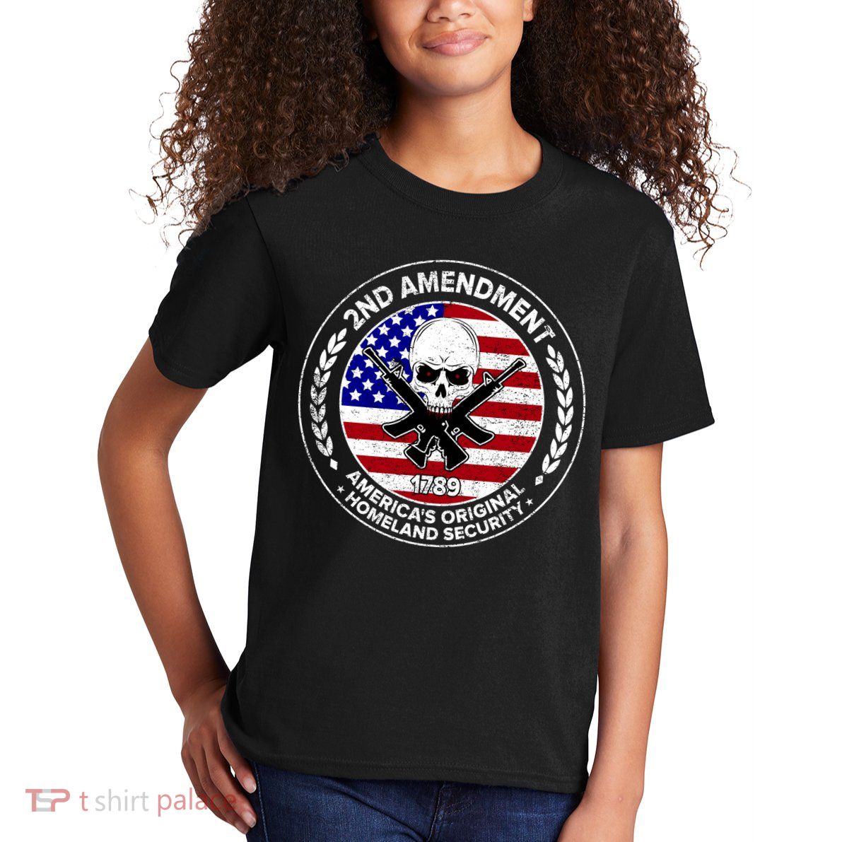 2nd Amendment America's Original Homeland Security 1789 Front And Back Kids T-Shirt