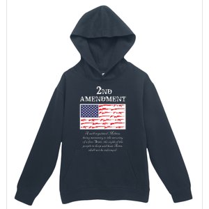 2nd Amendment American Flag Gun Right To Bear Arms Urban Pullover Hoodie