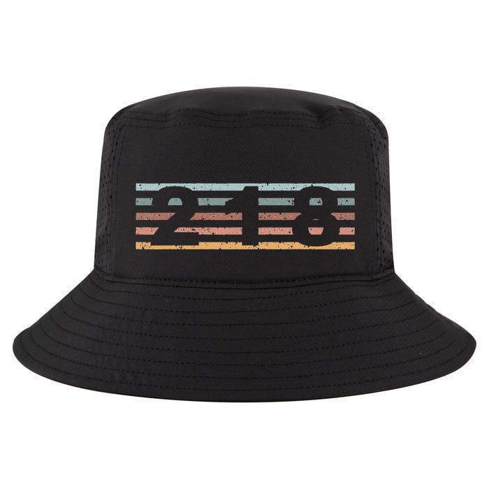 218 Area Code Retro Minnesota Duluth Cool Comfort Performance Bucket Hat