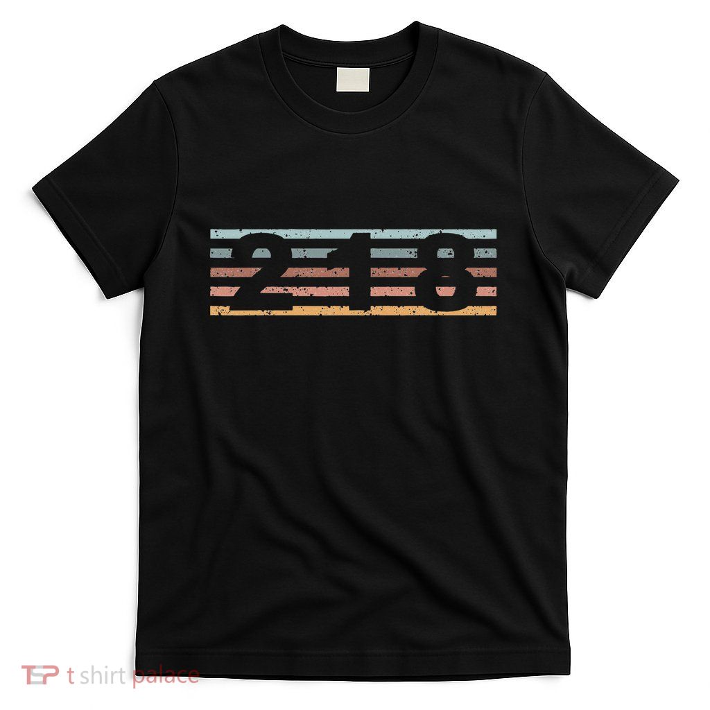 218 Area Code Retro Minnesota Duluth T-Shirt