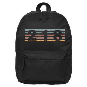 218 Area Code Retro Minnesota Duluth 16 in Basic Backpack