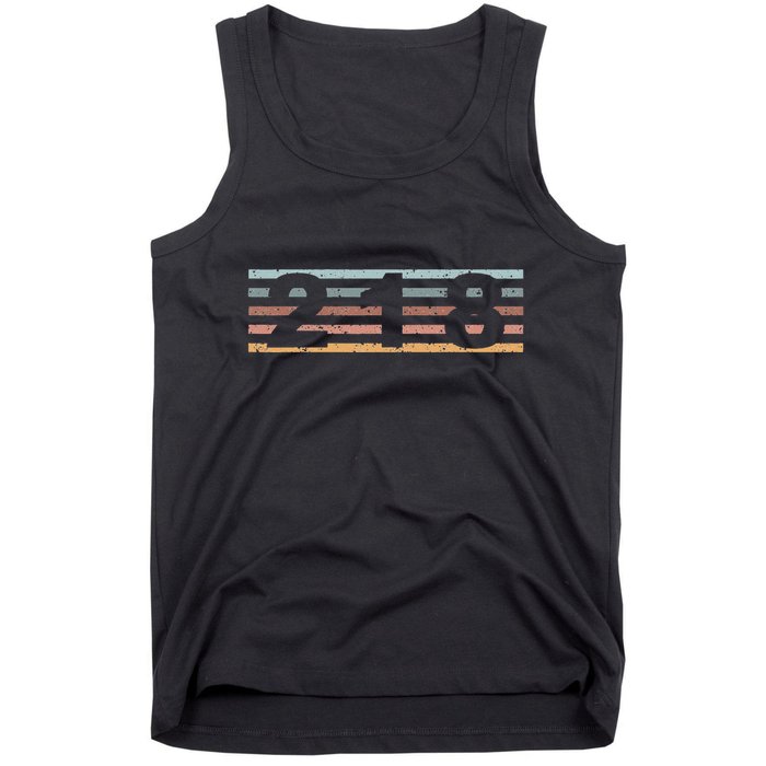 218 Area Code Retro Minnesota Duluth Tank Top