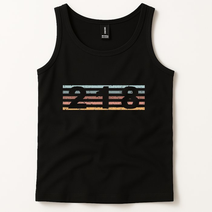 218 Area Code Retro Minnesota Duluth Tank Top