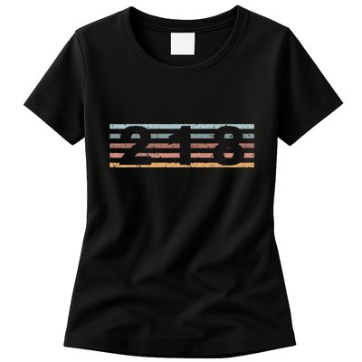218 Area Code Retro Minnesota Duluth Womens T-Shirt