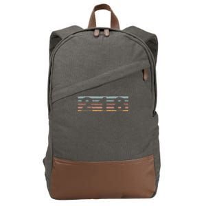 218 Area Code Retro Minnesota Duluth Cotton Canvas Backpack