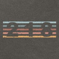 218 Area Code Retro Minnesota Duluth Cotton Canvas Backpack