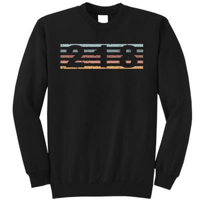 218 Area Code Retro Minnesota Duluth Sweatshirt