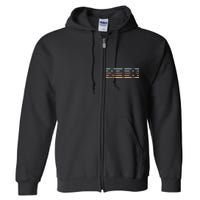 218 Area Code Retro Minnesota Duluth Full Zip Hoodie