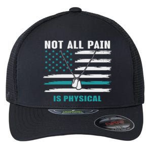 22 A Day Soldier Veteran PTSD Awareness Flexfit Unipanel Trucker Cap