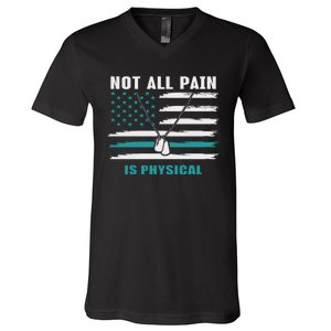 22 A Day Soldier Veteran PTSD Awareness V-Neck T-Shirt