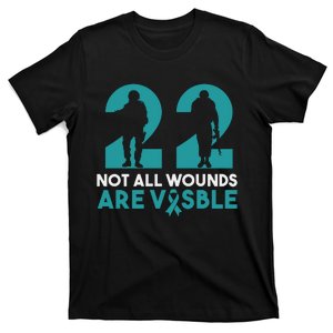 22 A Day Soldier Veteran PTSD Awareness T-Shirt